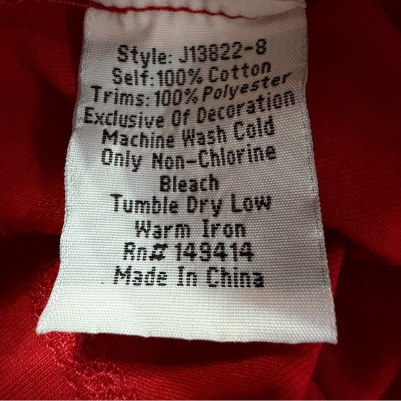 NEW JOHNNY WAS Valentina Long Sleeve Bishop Tee in Red Wine size XL - Picture 7 of 8